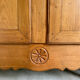 19th century oak wedding armoire