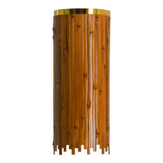 Upside Downward Bamboo Wall Lamp