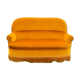 Vintage velvet bench