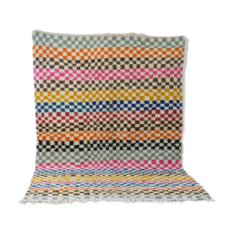 Colorful berber carpet 287 x 186 cm
