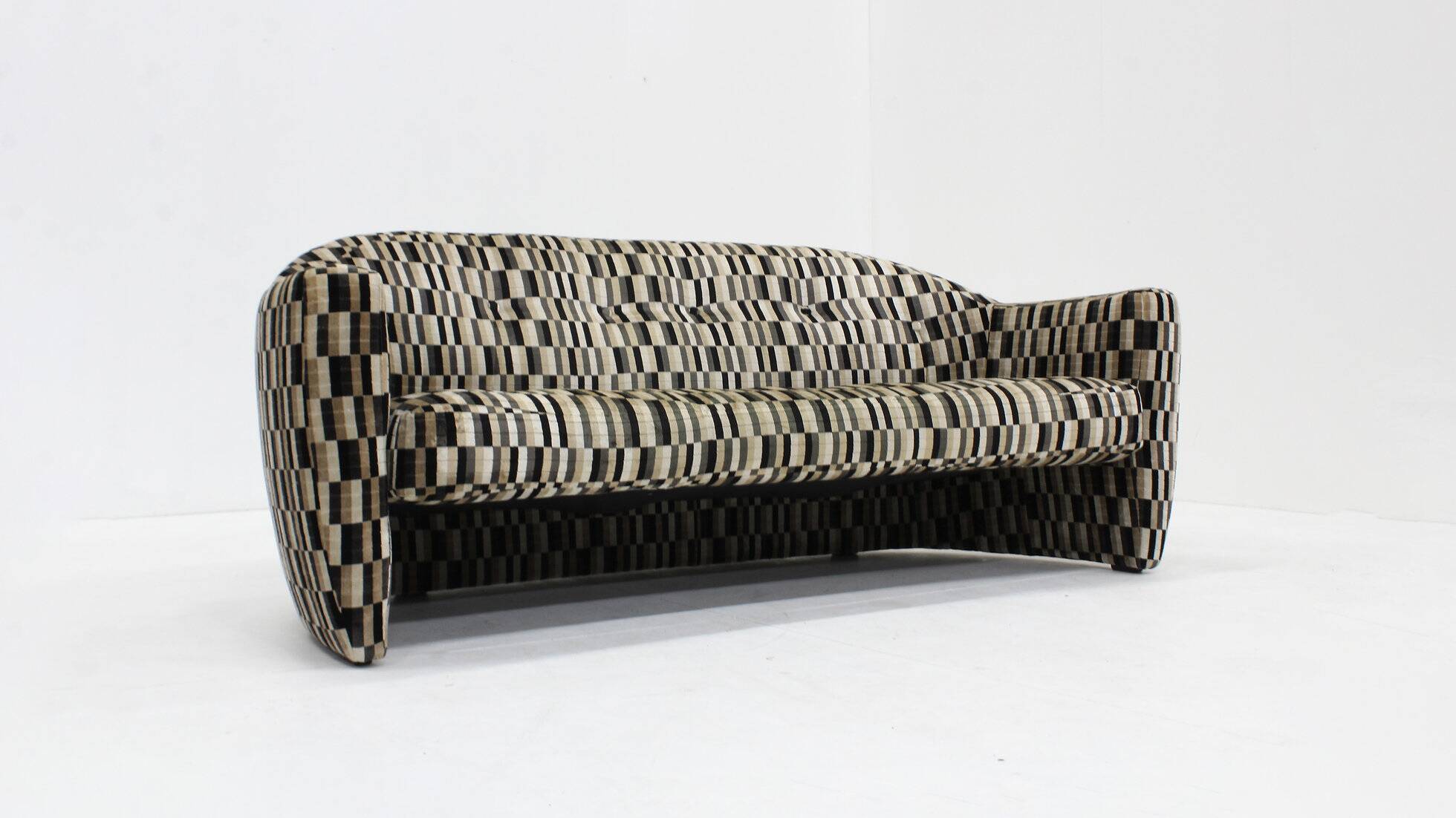 Canapé vintage à motif géométrique de Leolux