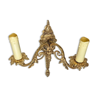 Empire style bronze wall lamp