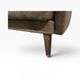 Vintage armchair/sofa/lounge in taupe colour with a stain.