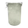 Old 1 litre green glass jar