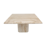 Italian travertine coffee table, 1980's