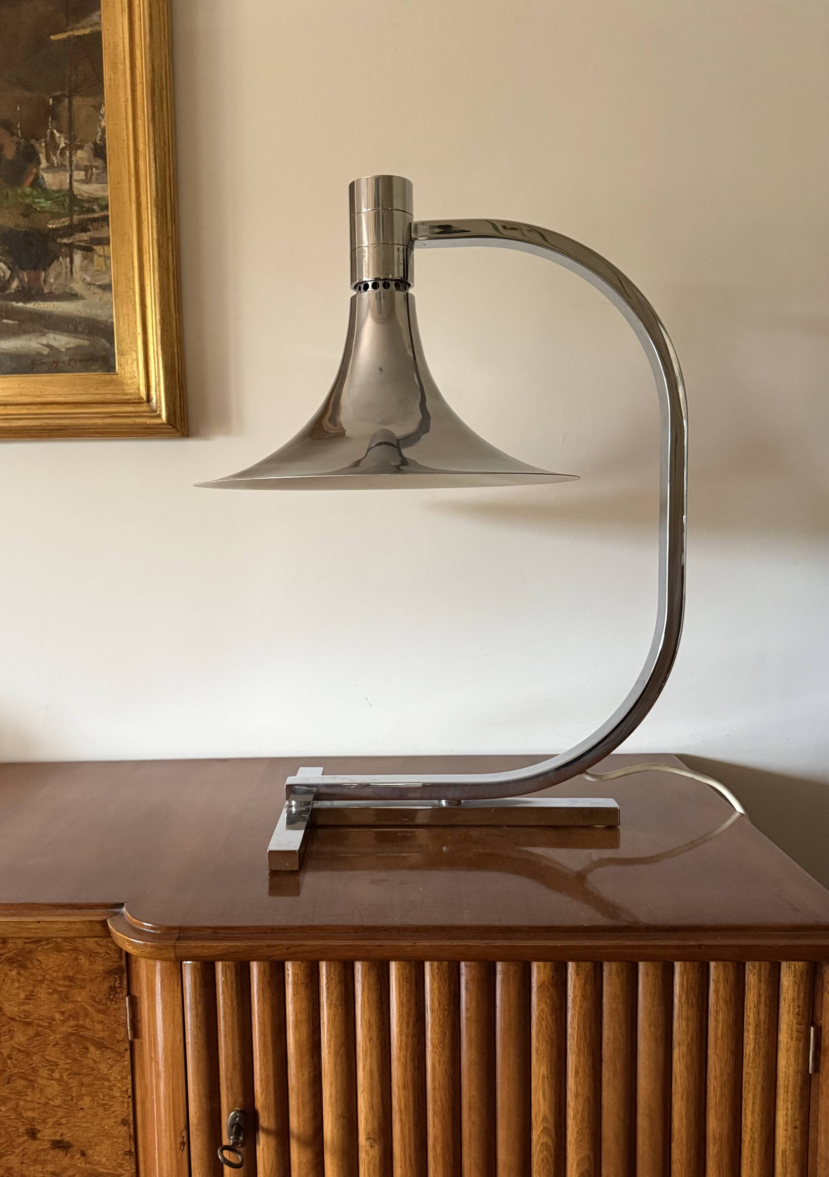 Franco Albini Franca Helg, Mod. AM/AS table lamp, Sirrah Italy 1969