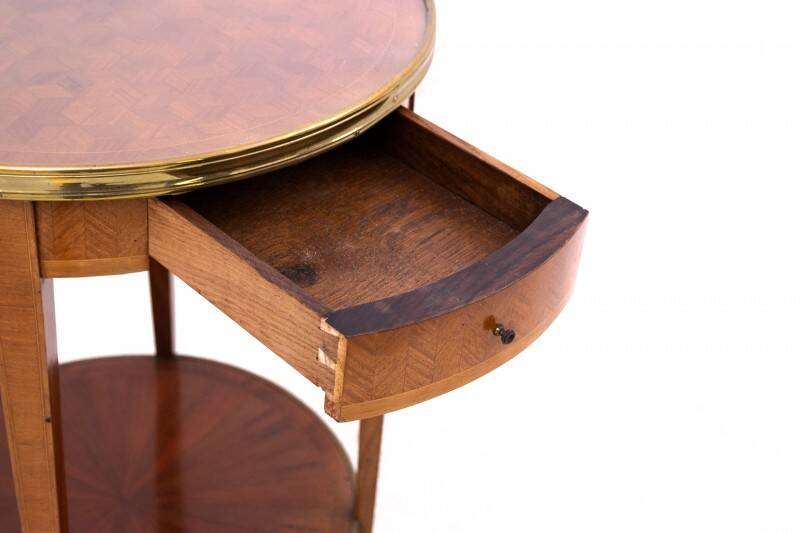 Round table, France, circa 1900.