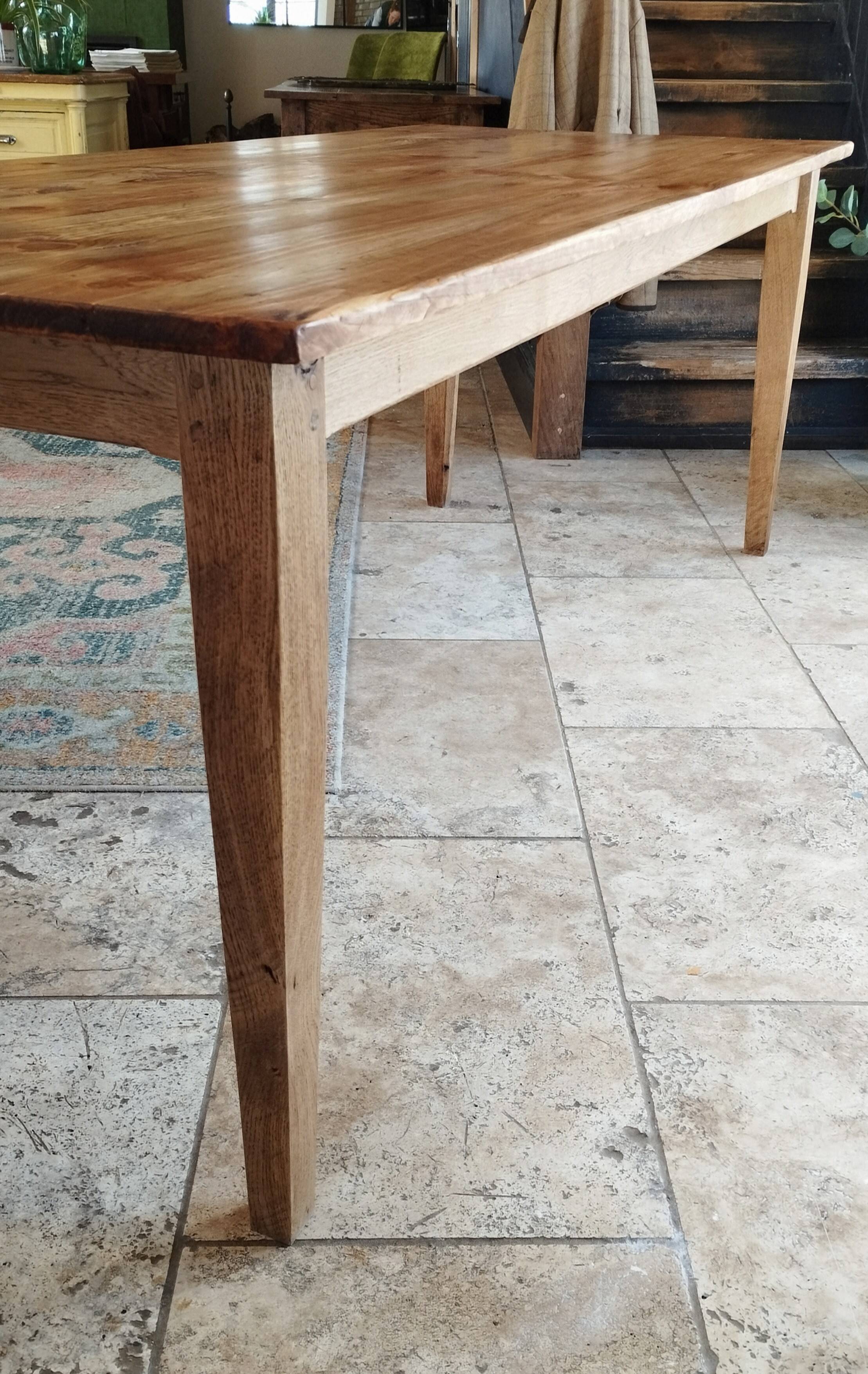 Danish Farmhouse Table with Patina