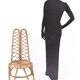 Set of Three Bamboo Garden Chairs, Italy