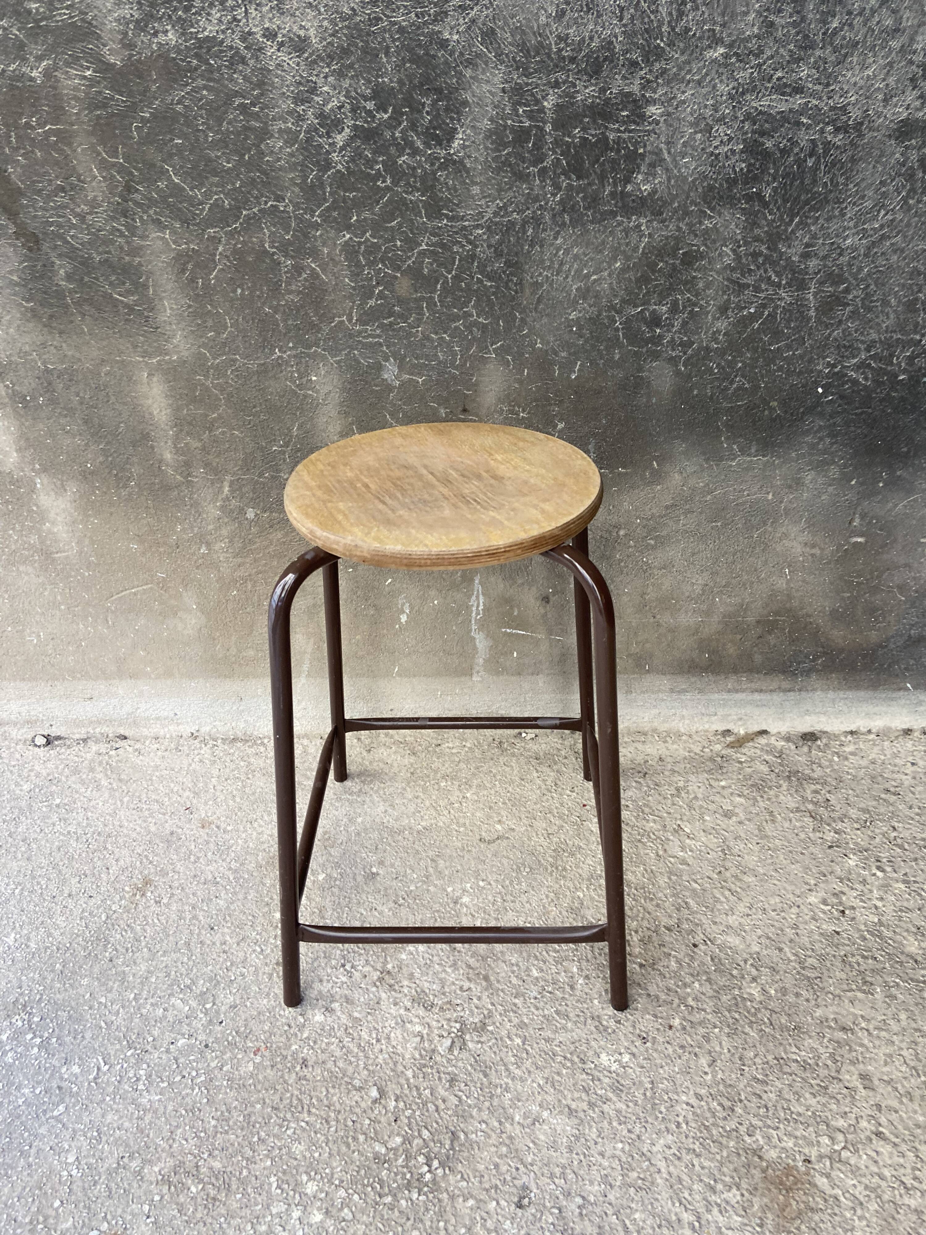 Vintage school stool
