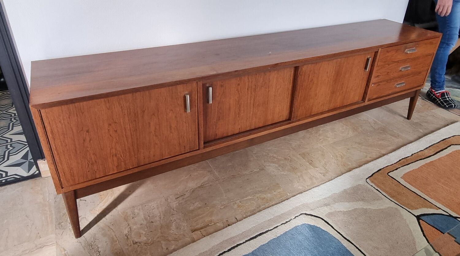 Vintage Scandinavian sideboard from the 1960s.