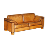 Three-seater sofa De Sede DS17 in restored leather.