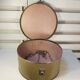 Vintage German Hat Box - Prima Hartplatte - Round and Green Khaki