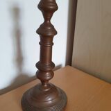 19th century red copper candlestick