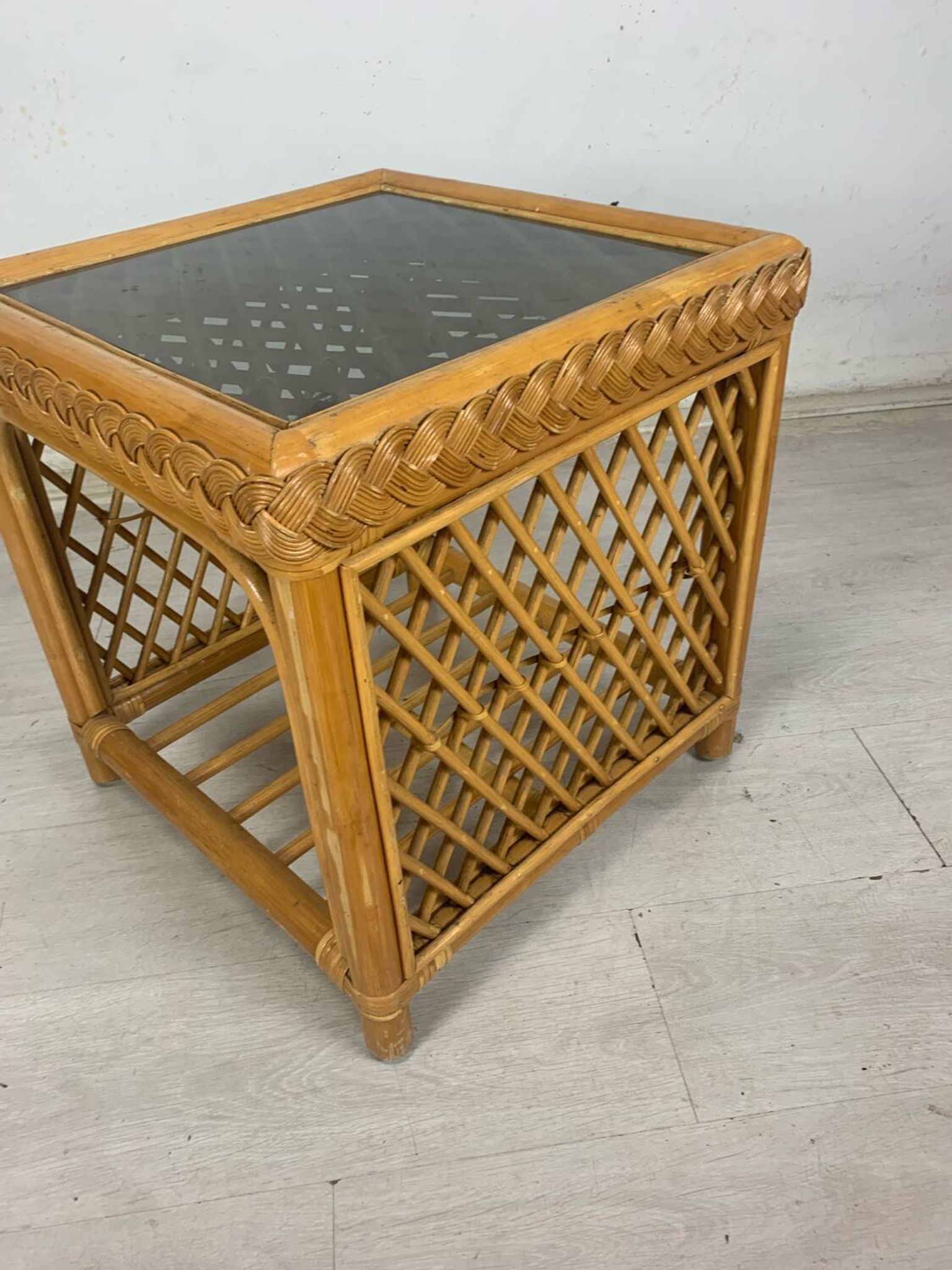 Rattan coffee table