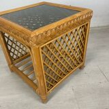 Rattan coffee table