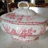 Soupière motif mûre de chez Badonviller