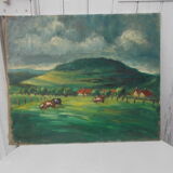 Oil painting on canvas pre 46 X 55.5