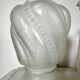 Pair of Napoleon III bronze and glass lamps