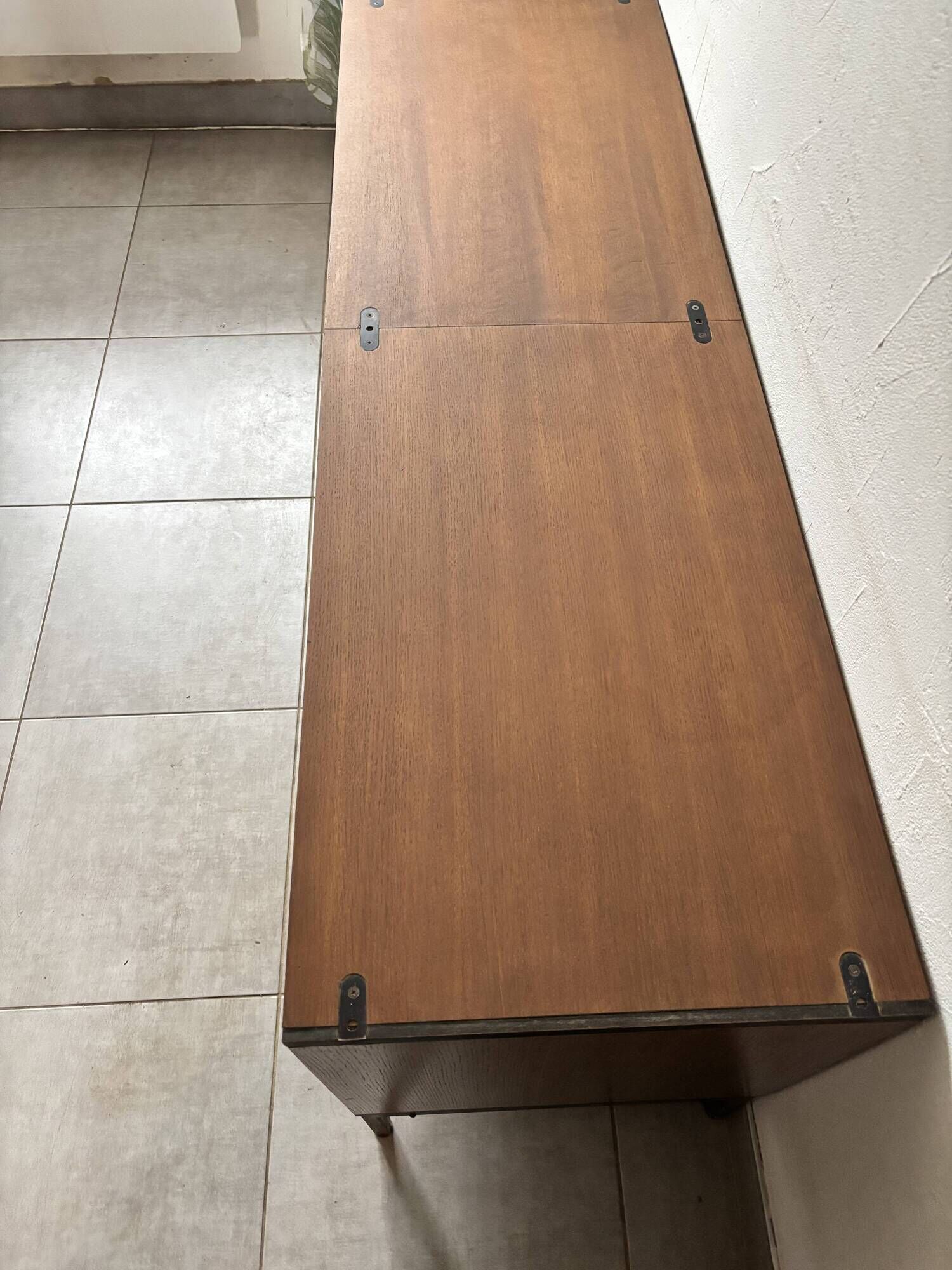 Vintage Scandinavian teak sideboard – 6 drawers – 1960s