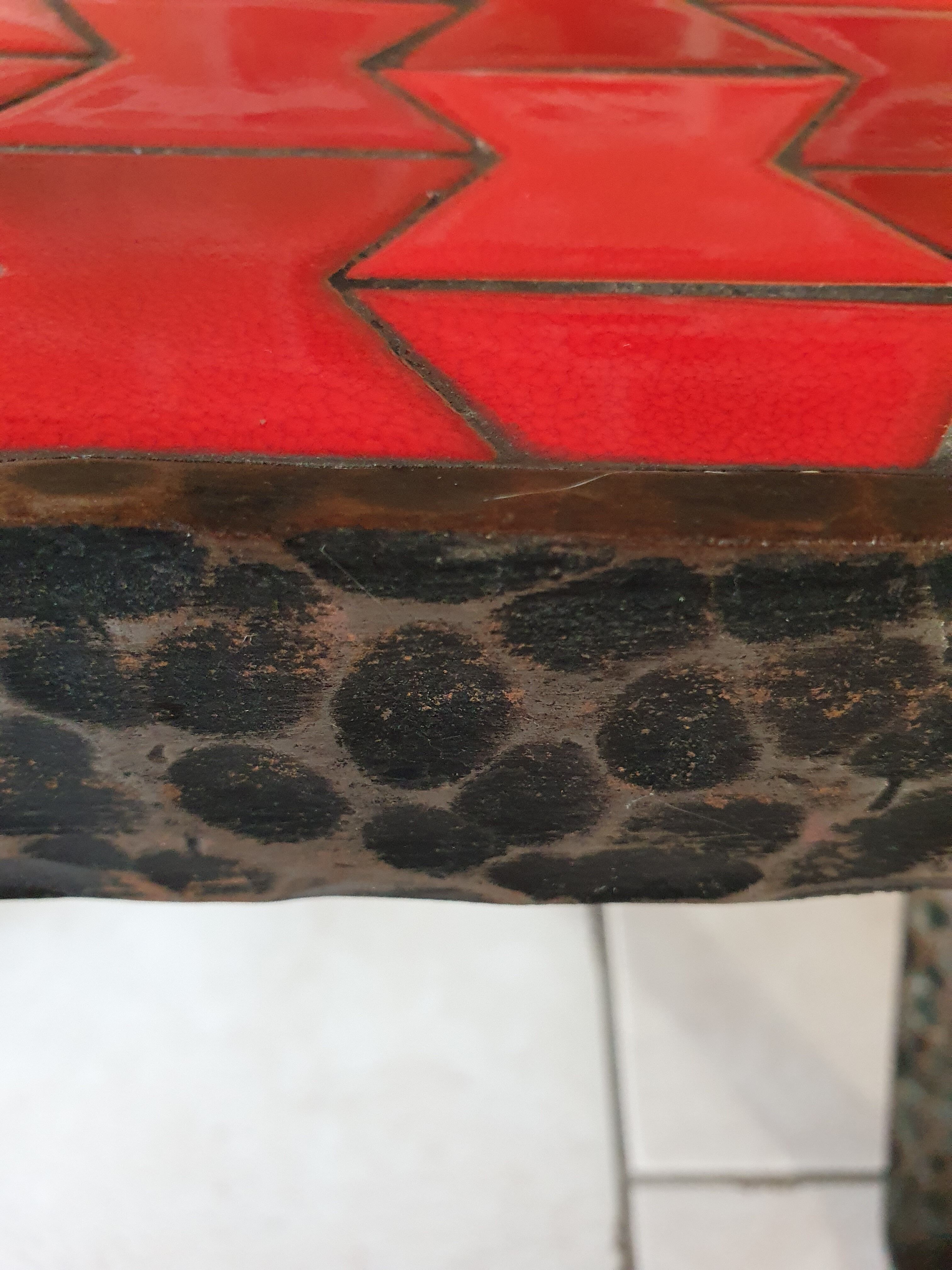 Vintage ceramic coffee table