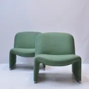 Pair of Alky Lounge Chairs – Giancarlo Piretti, Castelli / Artifort, 1969