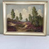 Painting "Path in the heather"