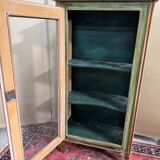 Venetian display cabinet in painted wood