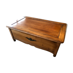 table basse en merisier - massif