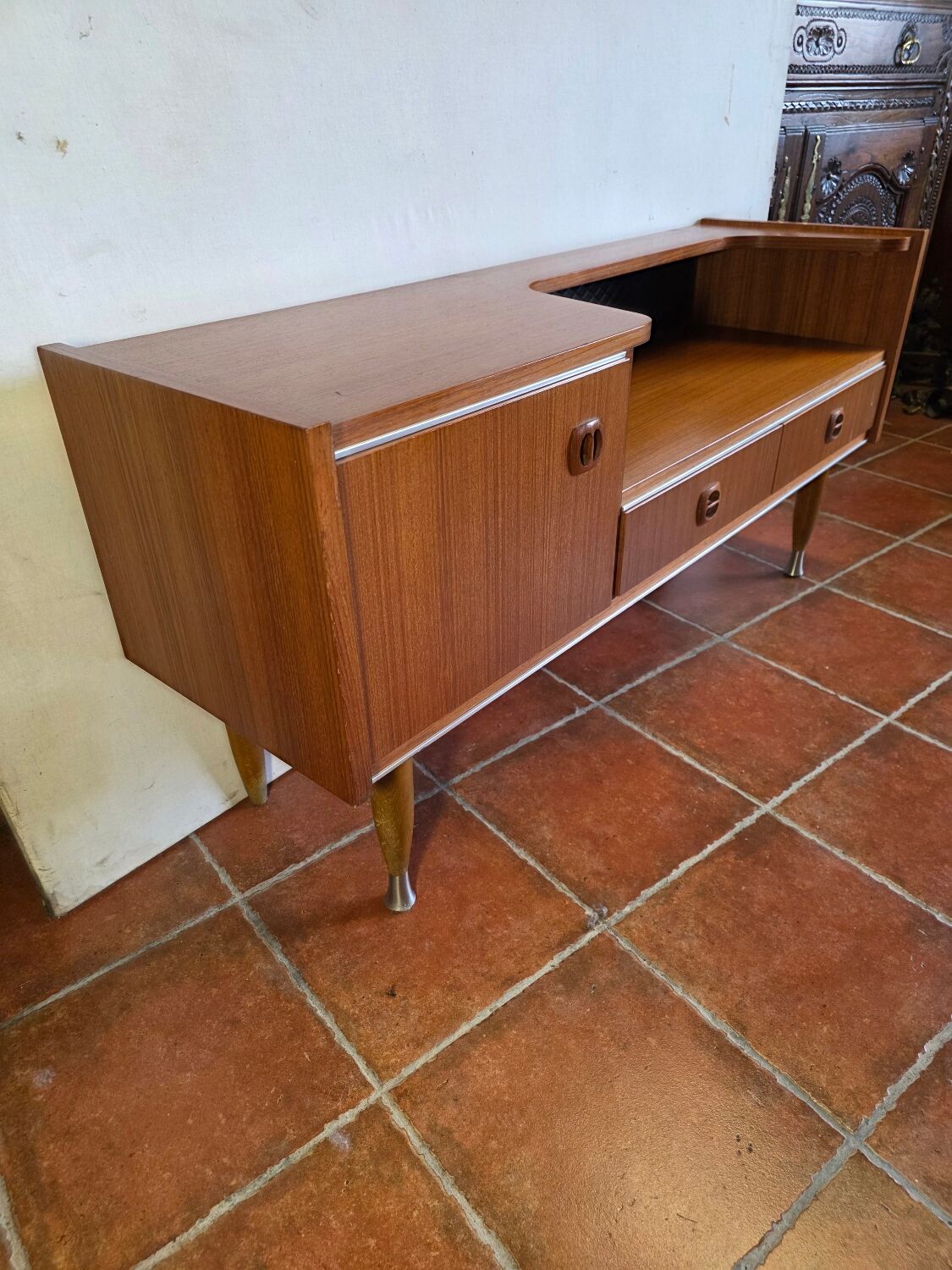 1960s teak Scandinavian enfilade