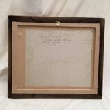 Oil painting on canvas / cardboard signed dimensions: height -37cm - width -43