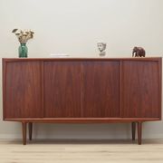 Teak highboard, Danish design, 1960s, production: Omann Jun