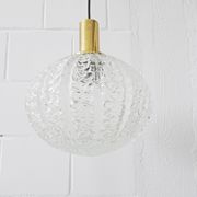 Limburg glass ball suspension lamp 1960s