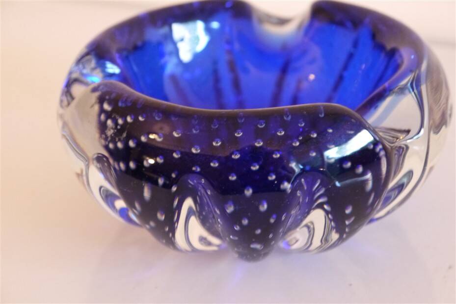 Vide poche en verre immergé 1970