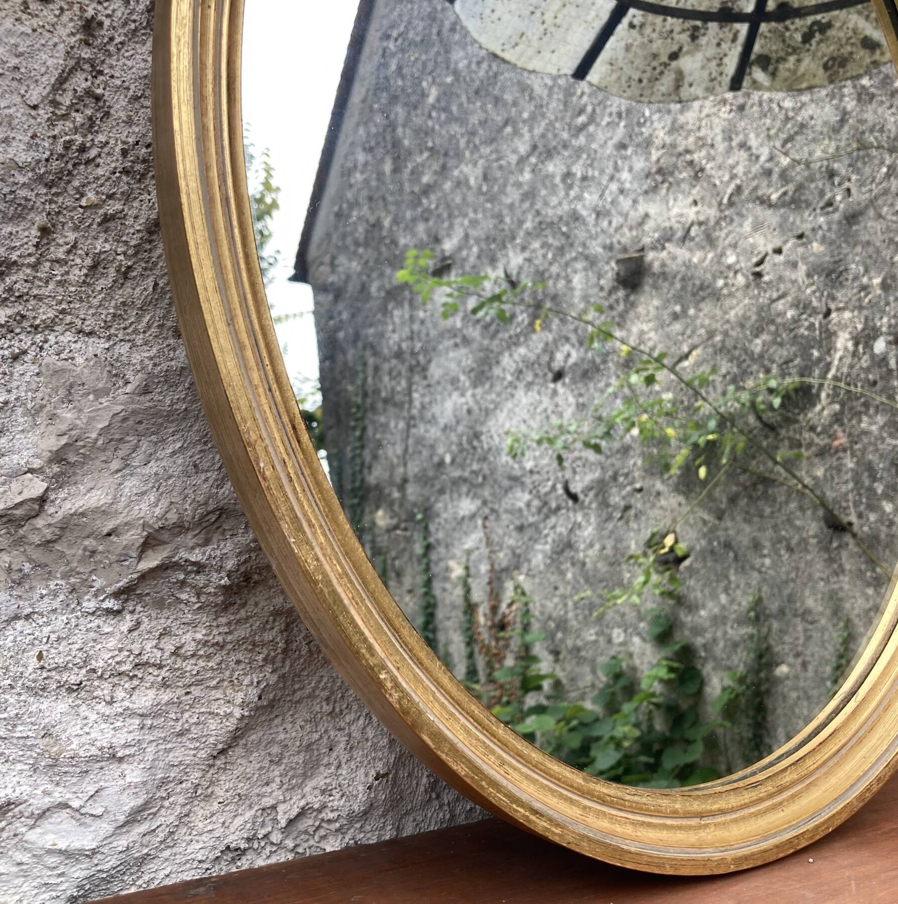 Miroir ancien doré