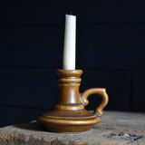 Maronne stoneware candle holder