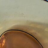 Vintage pressed glass apple salad bowl