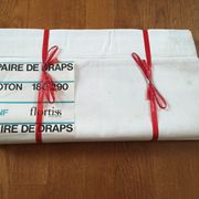 Pair of old cotton sheets 180 x 290 cm