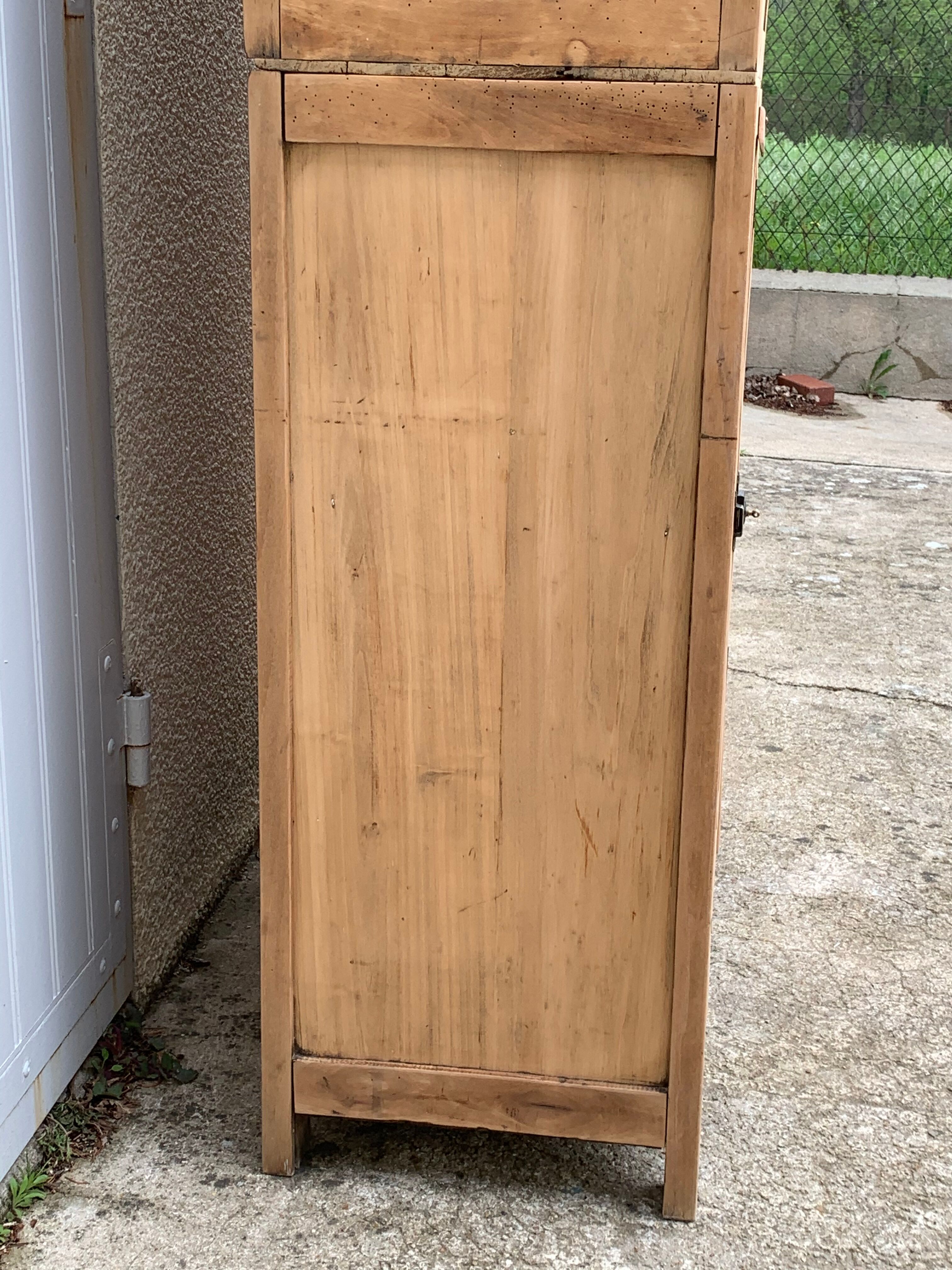 Parisian buffet glazed raw wood