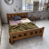 Maison Regain solid double bed 140 cm