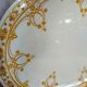 Oval earthenware plate Creil and Montereau Bruges 43x31cm