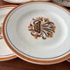 Set of 6 dessert plates Creil and Montereau model Œillet – Vaisse