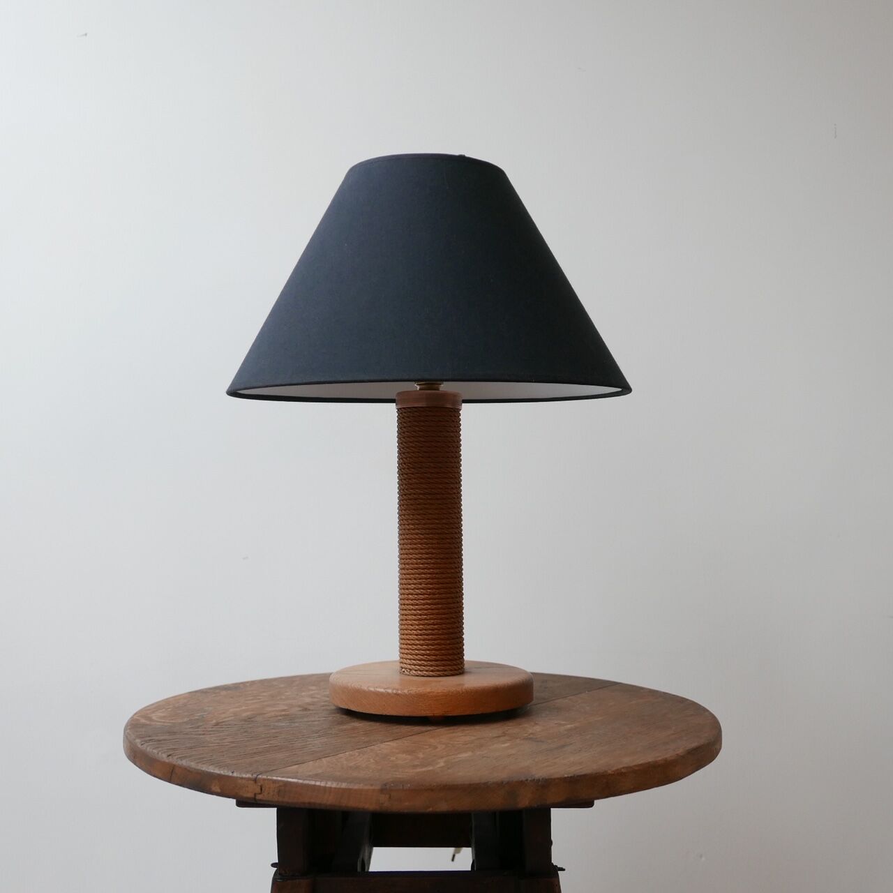 French cord table lamp