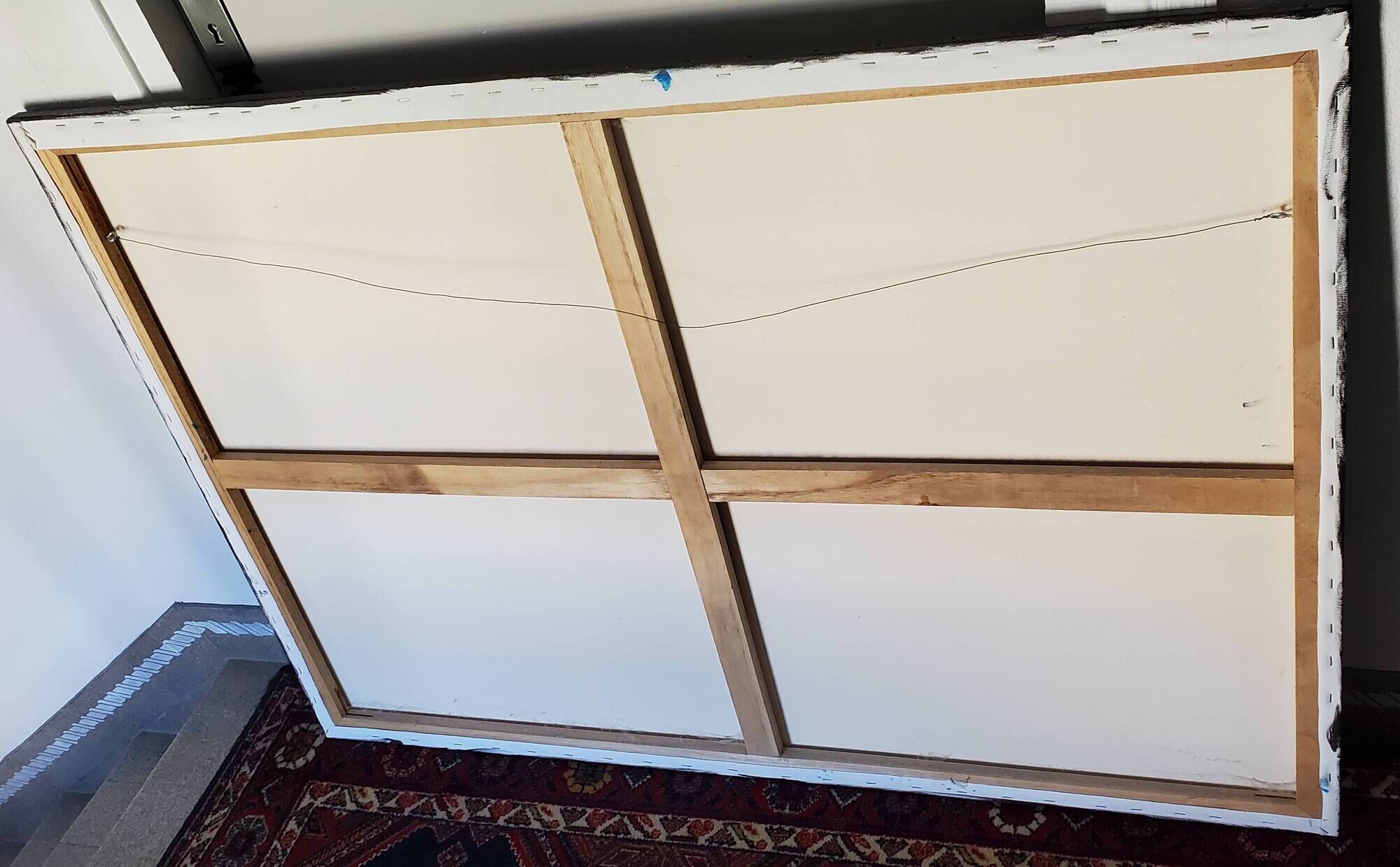vraie peinture abstraite 116 cm
