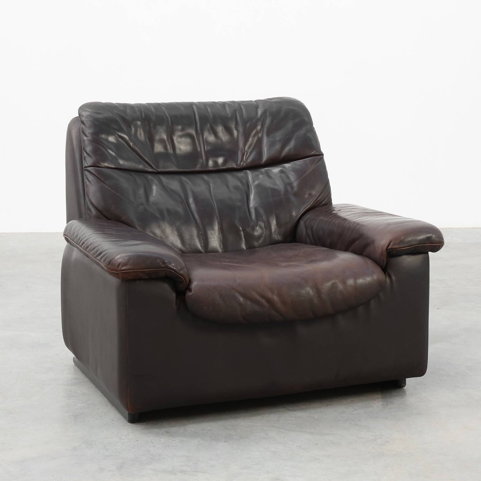 Mid-century De Sede DS‑66 brown leather Relax Chair, Switzerland 1960s