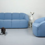 Walter Knoll 'Piccolino' Lounge Set in Kvadrat Tonus, Germany 1960s