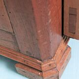 Small solid oak chest