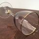 Joseph Stanik 6 red wine glasses of the Zuzanna model in Amethyst color with rims and golden ball