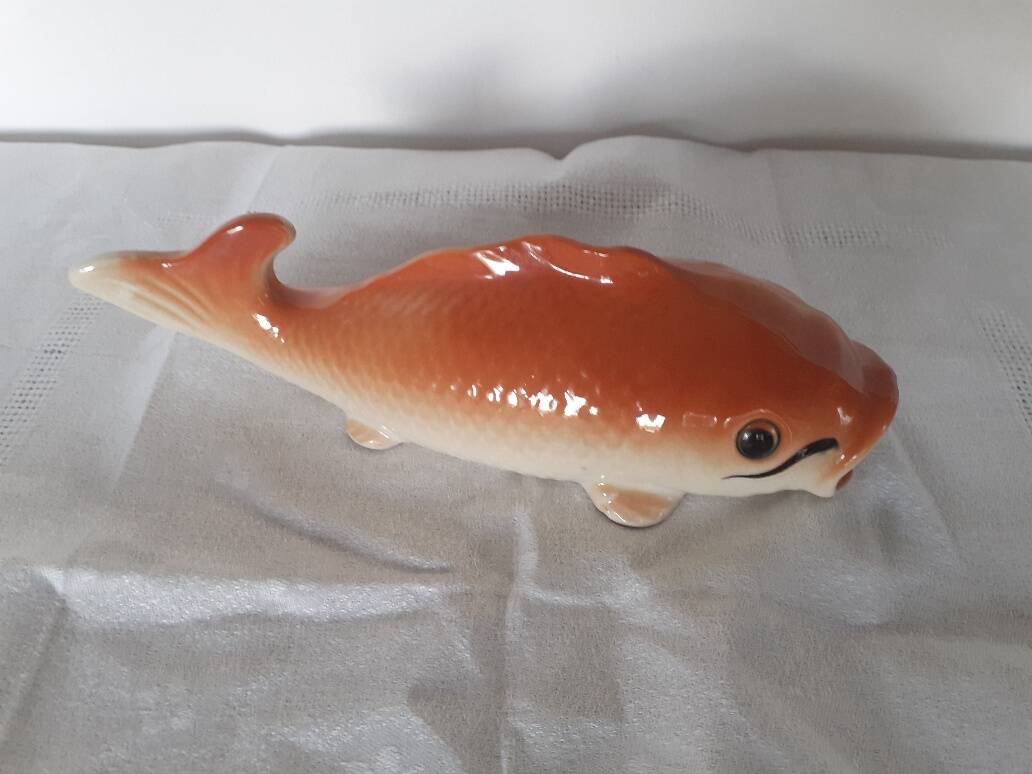Kutani koi carp wall vase