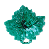 Empty-pocketed Sarreguemines vine leaf